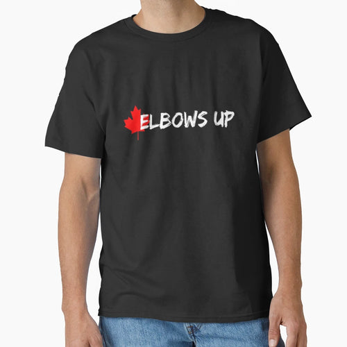 Elbows Up T-Shirt - Fun Novelty Design for Adults - T-Shirt, Sweatshirt, Hoodie