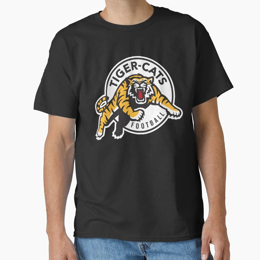 Hamilton Tiger Cats Cfl Logo T-Shirt - Casual Everyday Wear Men Women - T-Shirt, Sweatshirt, Hoodie
