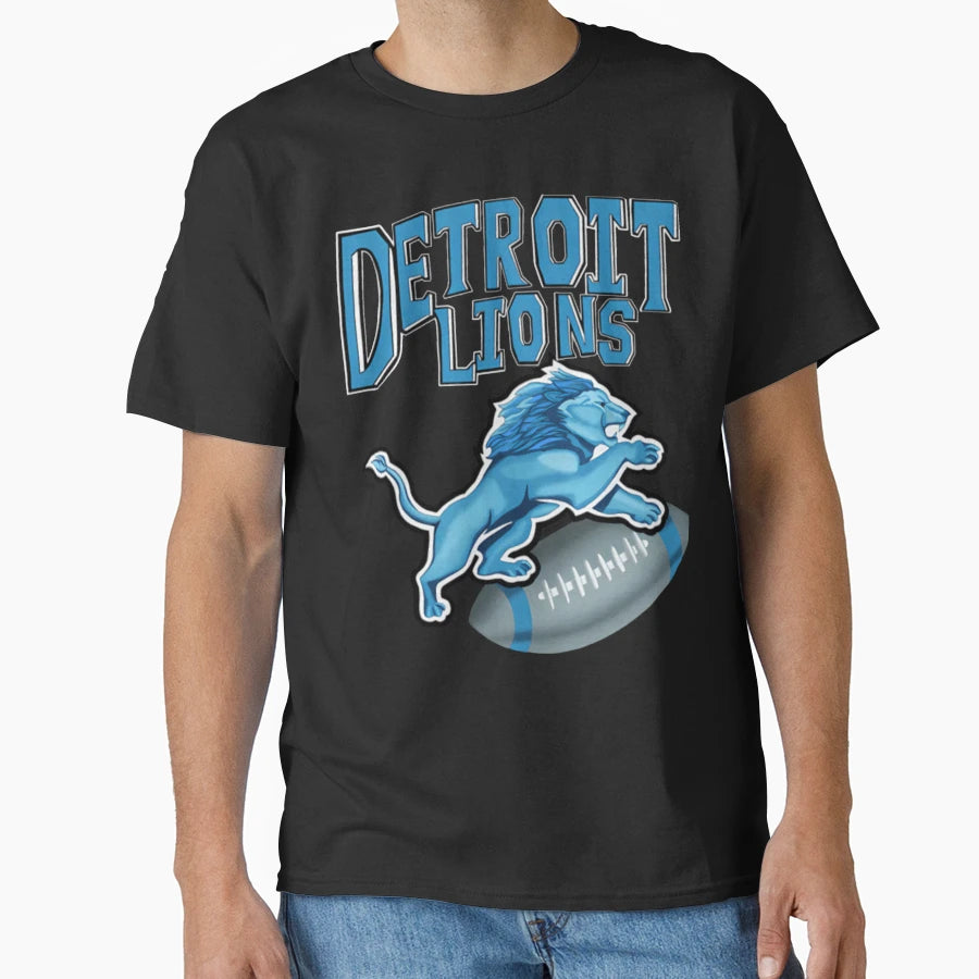 Football Detroit Lions T-Shirt - Casual Everyday Wear Men Women - T-Shirt, Sweatshirt, Hoodie