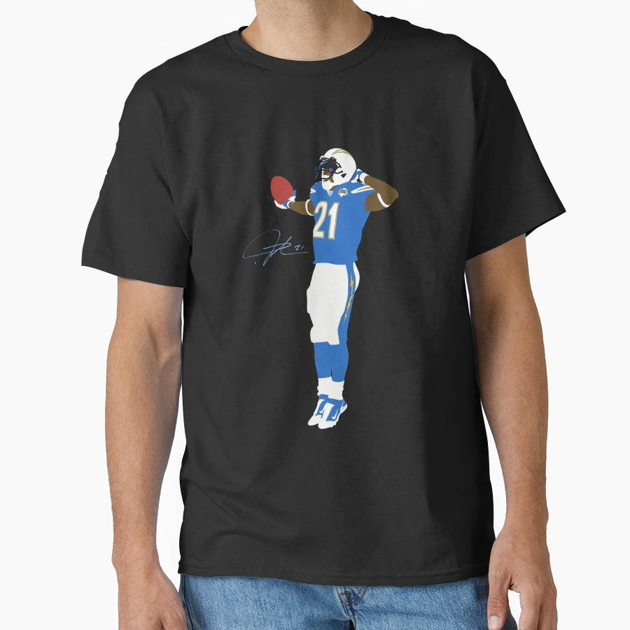 Ladainian Tomlinson Chargers 21 T-Shirt - Aesthetic Graphic for Adults - T-Shirt, Sweatshirt, Hoodie