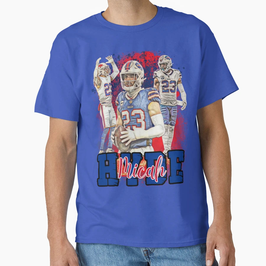 Micah Hyde Buffalo Bills Player T-Shirt - Aesthetic Graphic for Adults - T-Shirt, Sweatshirt, Hoodie