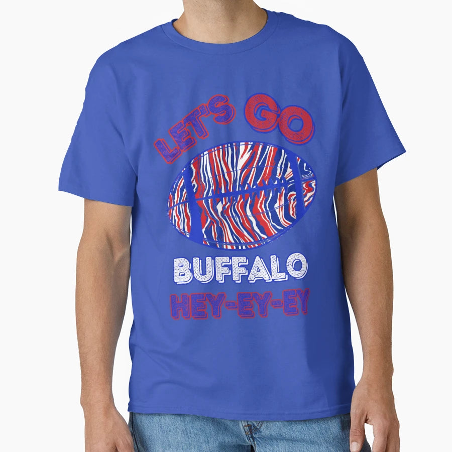 Lets Go Buffalo T-Shirt - Fun Novelty Design for Adults - T-Shirt, Sweatshirt, Hoodie