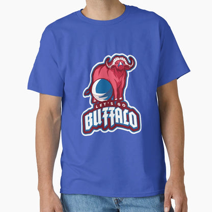 Lets Go Buffalo Lets Go Buffalo T-Shirt - Custom Art Print for Adults - T-Shirt, Sweatshirt, Hoodie