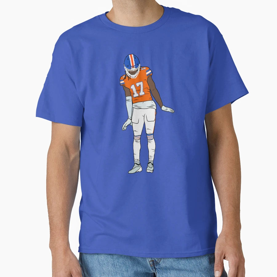 Jaylen Waddle Denver Dance T-Shirt - Minimalist Print for Adults - T-Shirt, Sweatshirt, Hoodie