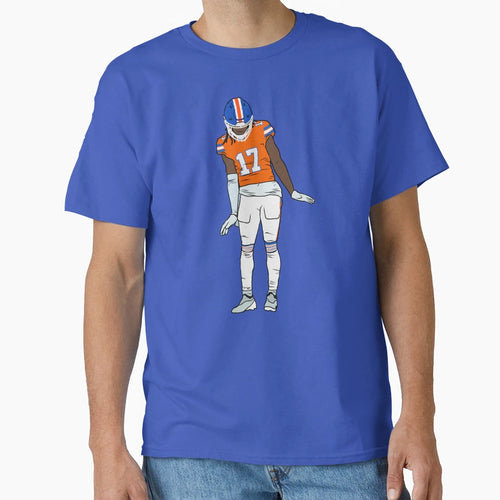 Jaylen Waddle Denver Dance T-Shirt - Minimalist Print for Adults - T-Shirt, Sweatshirt, Hoodie
