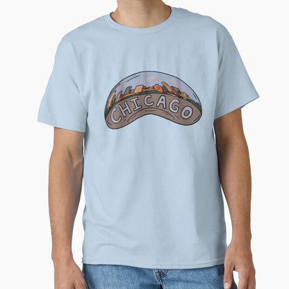 Bean Chicago T-Shirt - Graphic Print for Adults - T-Shirt, Sweatshirt, Hoodie