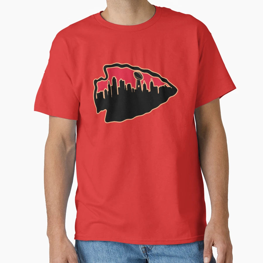 Kansas City Chiefs Arrowhead Kc T-Shirt - Streetwear Style for Adults - T-Shirt, Sweatshirt, Hoodie