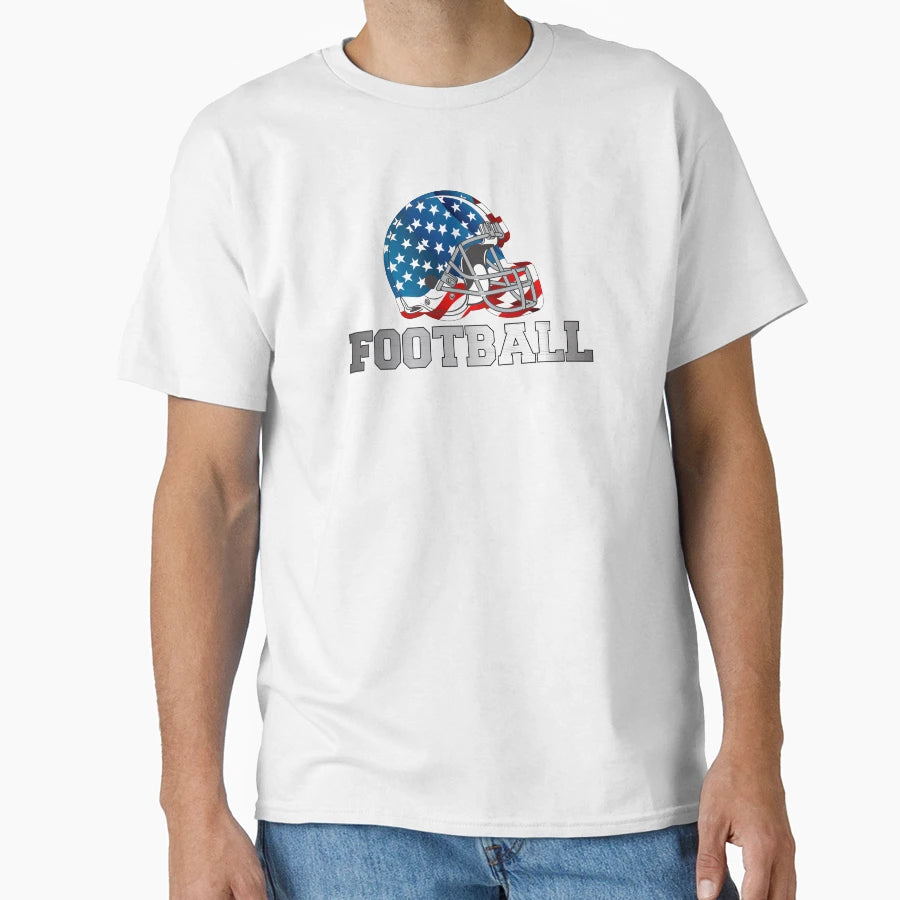 Football Made Usa T-Shirt - Aesthetic Graphic for Adults - T-Shirt, Sweatshirt, Hoodie