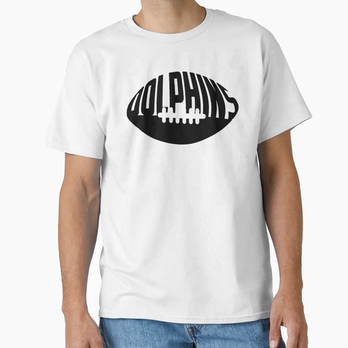 Dolphin Football Mascot Ball Dolphins T-Shirt - Trendy Graphic Men Women - T-Shirt, Sweatshirt, Hoodie