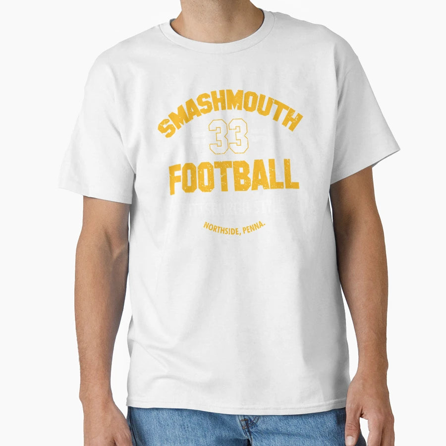 Smashmouth Football T-Shirt - Minimalist Print Men Women - T-Shirt, Sweatshirt, Hoodie