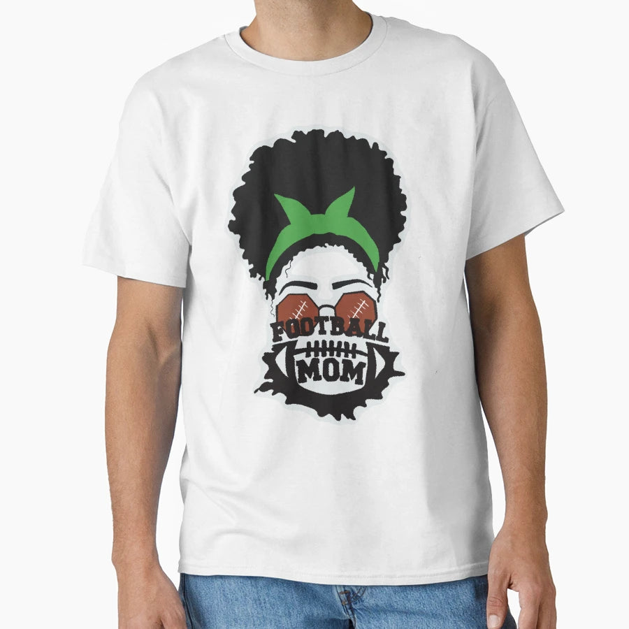 Fball Momgreen T-Shirt - Trendy Graphic for Adults - T-Shirt, Sweatshirt, Hoodie