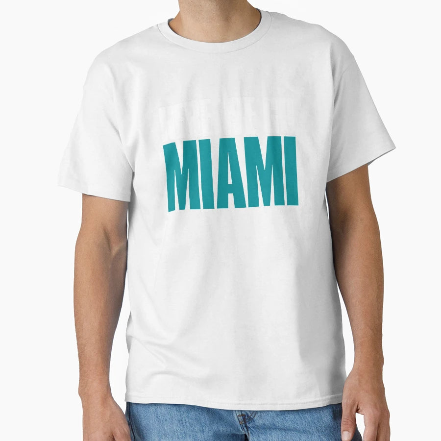 Here We Go Miami Fan T-Shirt - Aesthetic Graphic for Adults - T-Shirt, Sweatshirt, Hoodie