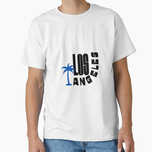 Los Angeles T Shirts Vibrate City T-Shirt - Custom Art Print Men Women - T-Shirt, Sweatshirt, Hoodie