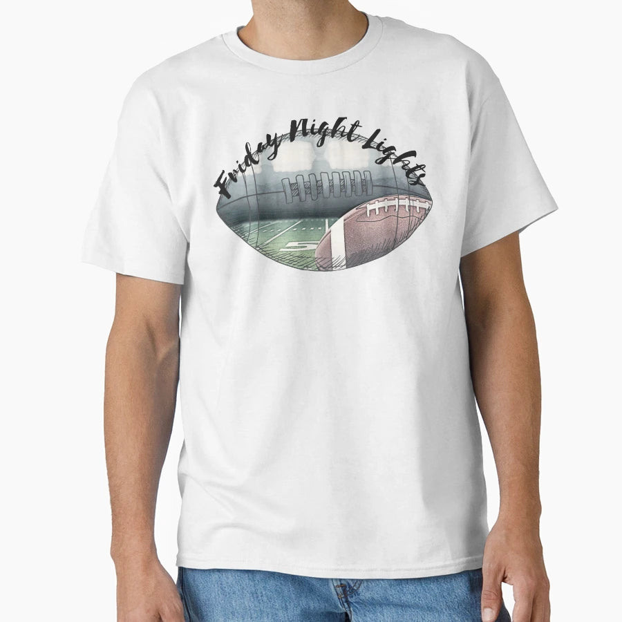 Football Friday Night Lights T-Shirt - Aesthetic Graphic Men Women - T-Shirt, Sweatshirt, Hoodie