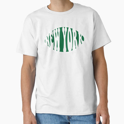 New York Jets Funky Football Logo T-Shirt - Novelty Apparel Unisex - T-Shirt, Sweatshirt, Hoodie