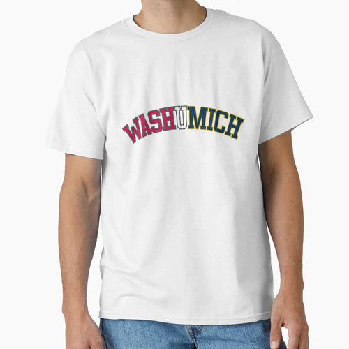 Wash U Michigan T-Shirt - Unique Graphic Men Women - T-Shirt, Sweatshirt, Hoodie