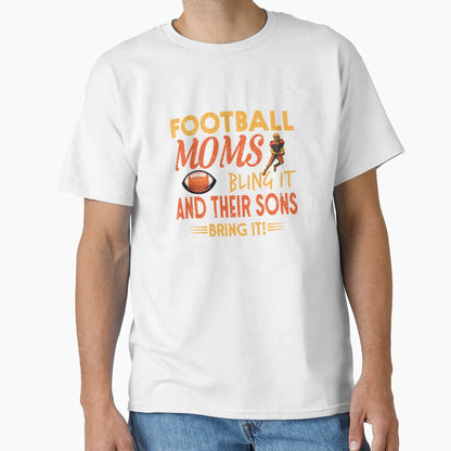 Football Mom Sons Sport Playinfield T-Shirt - Minimalist Print for Adults - T-Shirt, Sweatshirt, Hoodie