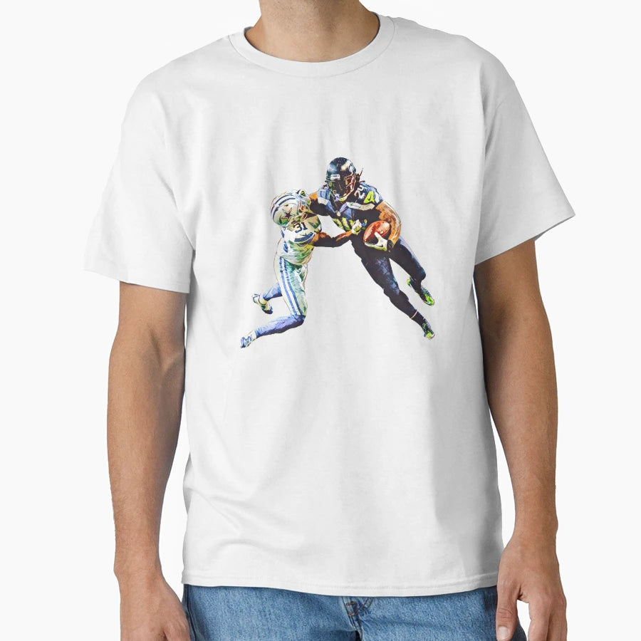 Beast Mode Stiff Arm T-Shirt - Custom Art Print for Adults - T-Shirt, Sweatshirt, Hoodie