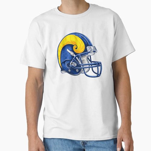 Los Angeles Football Helmet T-Shirt - Streetwear Style Men Women - T-Shirt, Sweatshirt, Hoodie