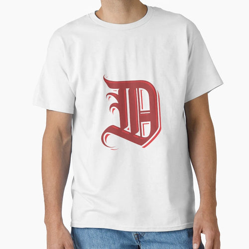 Colorful Alphabet D T-Shirt - Trendy Graphic Unisex - T-Shirt, Sweatshirt, Hoodie