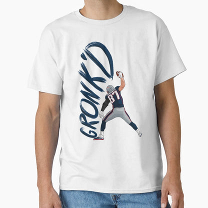 Gronkd Football T-Shirt - Graphic Print Men Women - T-Shirt, Sweatshirt, Hoodie