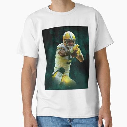 Christian Watson Green Bay Sports Art T-Shirt - Novelty Apparel Unisex - T-Shirt, Sweatshirt, Hoodie