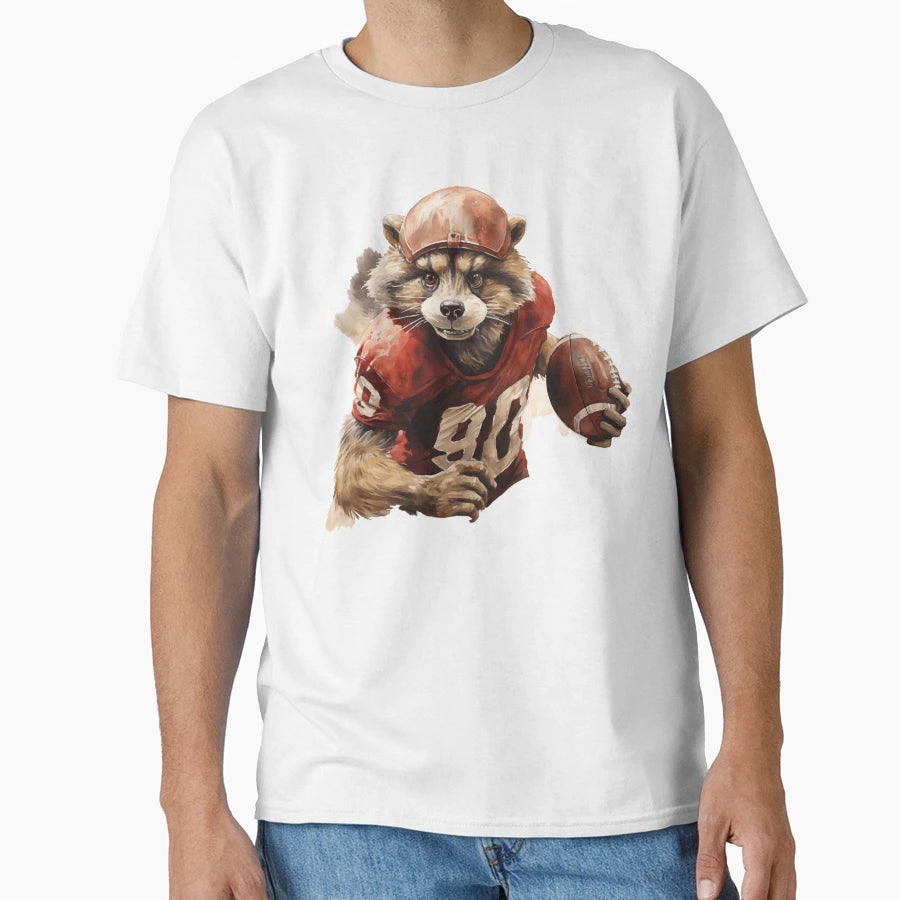 Badger As American Football Player 2 T-Shirt - Streetwear Style Unisex - T-Shirt, Sweatshirt, Hoodie