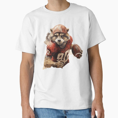 Badger As American Football Player 2 T-Shirt - Streetwear Style Unisex - T-Shirt, Sweatshirt, Hoodie