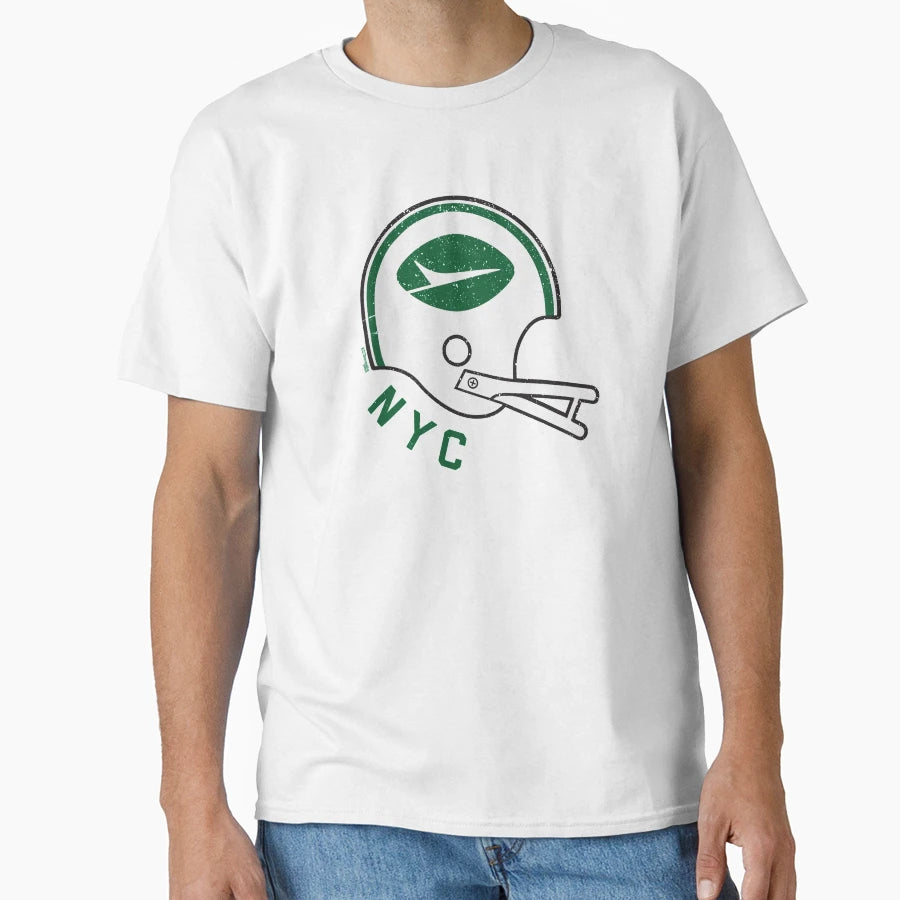 Nyc Damgoodgame Jets Lid T-Shirt - Custom Art Print Men Women - T-Shirt, Sweatshirt, Hoodie