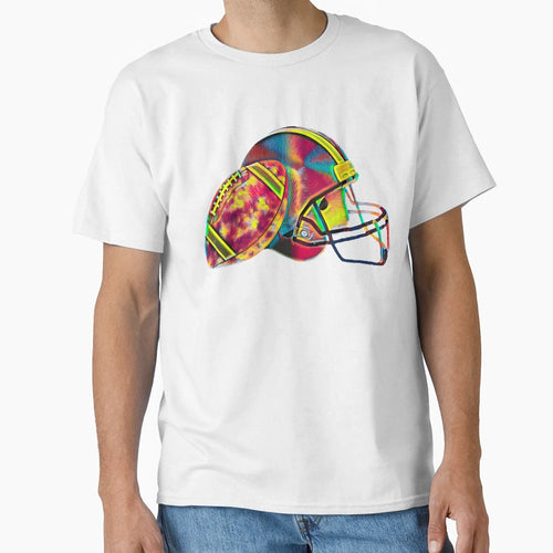 American Football Ball Hellmet Sport T-Shirt - Unique Graphic Men Women - T-Shirt, Sweatshirt, Hoodie