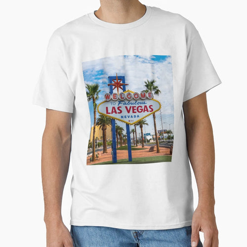 Las Vegas Nevada Iconic Welcome To T-Shirt - Trendy Graphic for Adults - T-Shirt, Sweatshirt, Hoodie