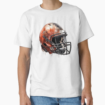 American Football Helmet T-Shirt - Graphic Print for Adults - T-Shirt, Sweatshirt, Hoodie