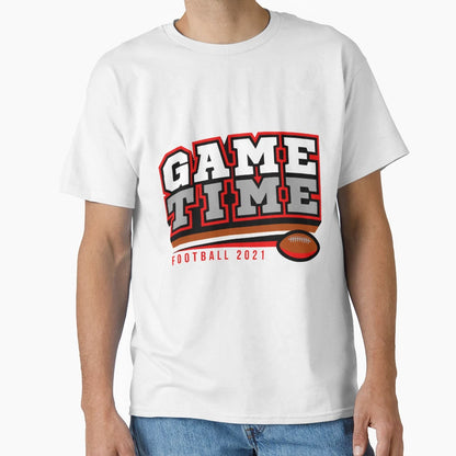 Game Time Football 2021 T-Shirt - Minimalist Print for Adults - T-Shirt, Sweatshirt, Hoodie