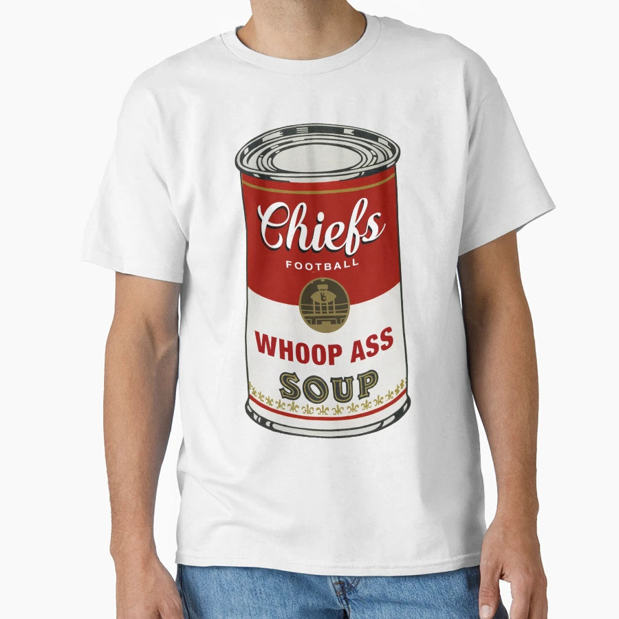 Funny Kansas City Football Soup T-Shirt - Trendy Graphic Unisex - T-Shirt, Sweatshirt, Hoodie