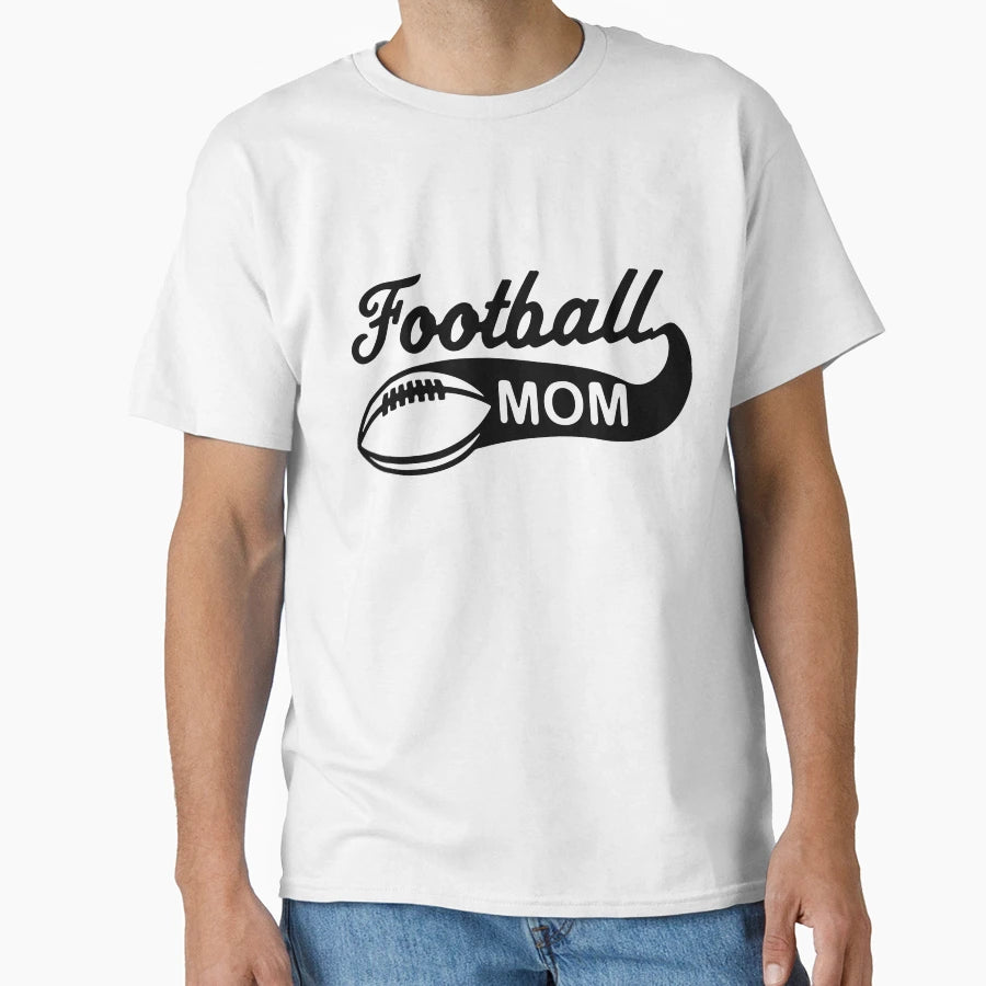 One Football Mom T-Shirt - Fun Novelty Design for Adults - T-Shirt, Sweatshirt, Hoodie