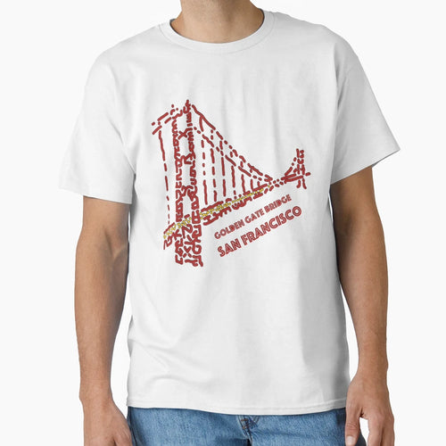 Golden Gate Bridge San Francisco T-Shirt - Streetwear Style Men Women - T-Shirt, Sweatshirt, Hoodie