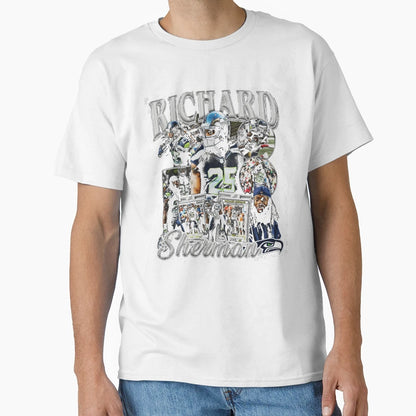 Richard Sherman Bootleg T-Shirt - Streetwear Style Unisex - T-Shirt, Sweatshirt, Hoodie