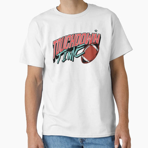 Touchdown Time T-Shirt - Minimalist Print Men Women - T-Shirt, Sweatshirt, Hoodie