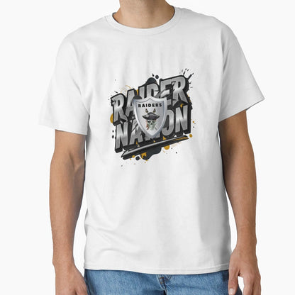 Raider Nation Born Vegas Exclusive Fan 3 T-Shirt - Minimalist Print Unisex - T-Shirt, Sweatshirt, Hoodie