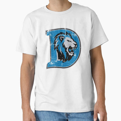 Detroit Lions Desain T-Shirt - Minimalist Print Unisex - T-Shirt, Sweatshirt, Hoodie