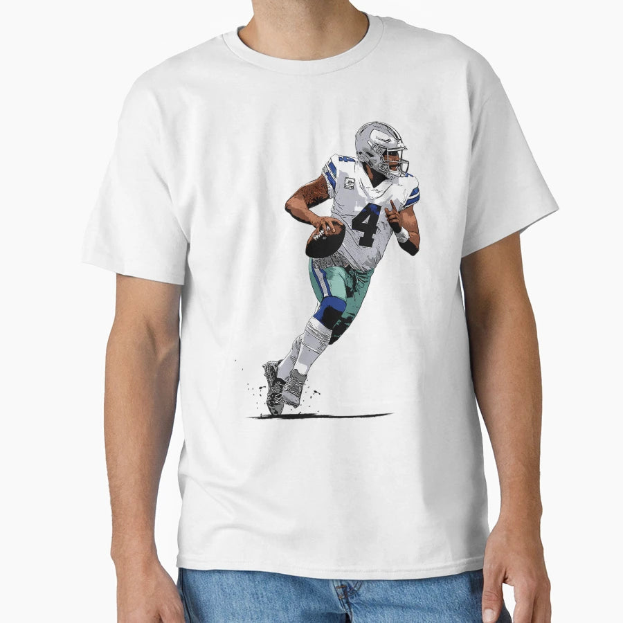 Prescott Dallas Football T-Shirt - Fun Novelty Design for Adults - T-Shirt, Sweatshirt, Hoodie