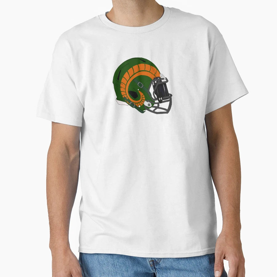 Csu Throwback Football Helmet T-Shirt - Streetwear Style Men Women - T-Shirt, Sweatshirt, Hoodie
