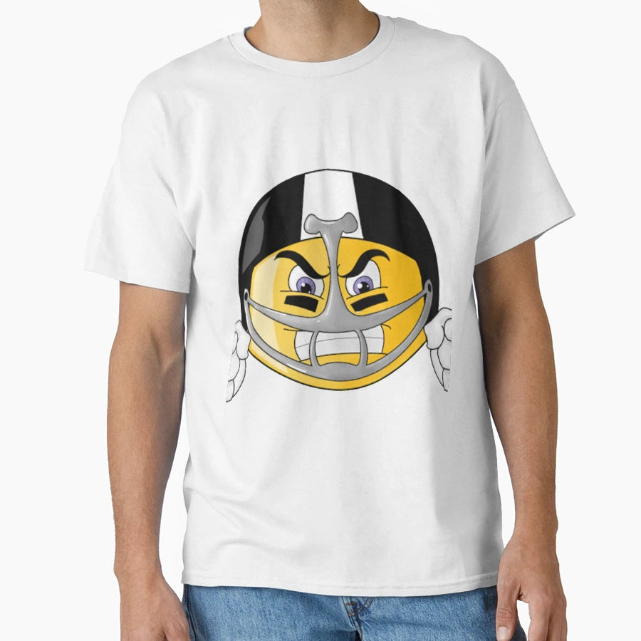 Football Player Emoji T-Shirt - Casual Everyday Wear for Adults - T-Shirt, Sweatshirt, Hoodie