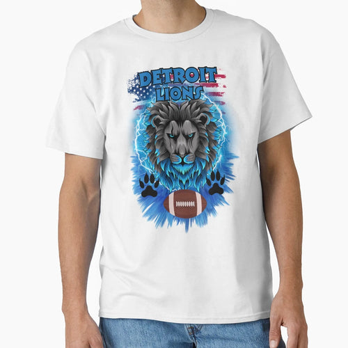 Football Detroit Lions Motor Kitties T-Shirt - Custom Art Print Unisex - T-Shirt, Sweatshirt, Hoodie