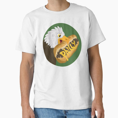 Philly Cheesesteak Eagle T-Shirt - Graphic Print for Adults - T-Shirt, Sweatshirt, Hoodie
