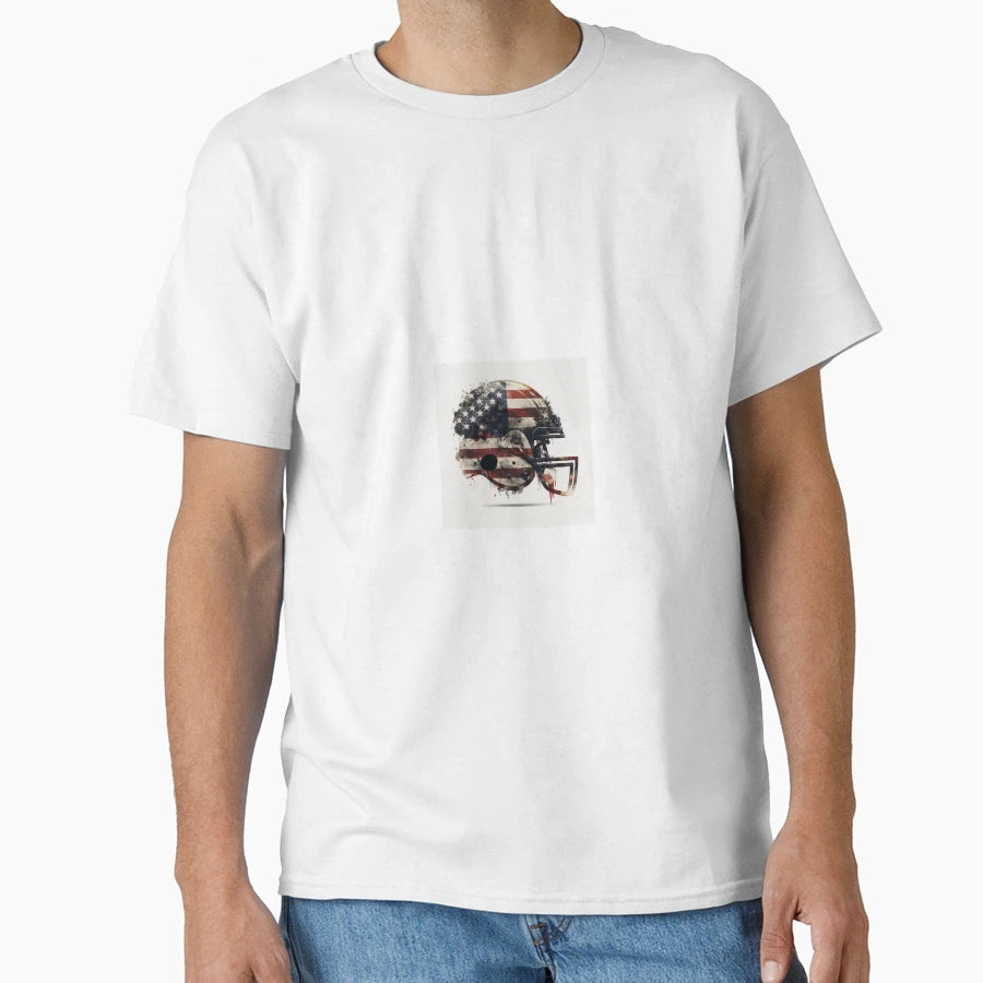 American Football Helmet T-Shirt - Casual Everyday Wear for Adults - T-Shirt, Sweatshirt, Hoodie