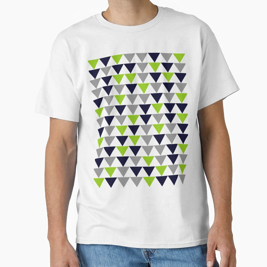 Arrows Lime Green Dark Blue Grey And T-Shirt - Minimalist Print for Adults - T-Shirt, Sweatshirt, Hoodie