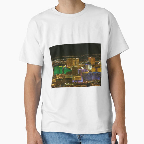 Aerial South Las Vegas Strip T-Shirt - Unique Graphic Men Women - T-Shirt, Sweatshirt, Hoodie
