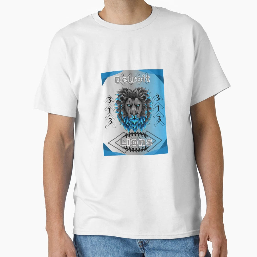 Detroit Lions T-Shirt - Fun Novelty Design for Adults - T-Shirt, Sweatshirt, Hoodie