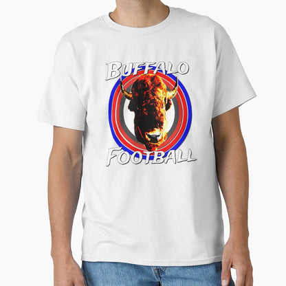 Buffalo Football Bison Buffalo Head T-Shirt - Trendy Graphic Unisex - T-Shirt, Sweatshirt, Hoodie